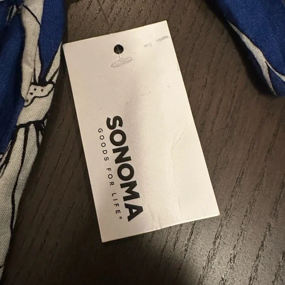 Sonoma Blue Floral Midi Skirt XL - Picture 12 of 13